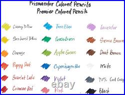 150Pcs Vibrant Professional Prismacolor Premier Colored Pencils Soft Core Color