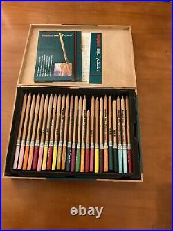 BRUYNZEEL Design Fullcolor Pencils Set of 50 Vibrant Colors In Lined Wood Box