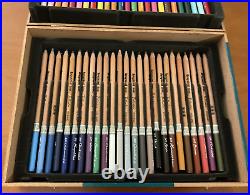 BRUYNZEEL Design Fullcolor Pencils Set of 50 Vibrant Colors In Lined Wood Box