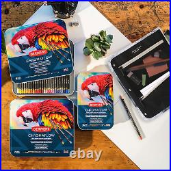 Bundle of Chromaflow Colored Pencils Tin, Set of 72, 4Mm Wide Core, (2306014)+