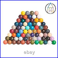 Derwent Lightfast Colored Pencils 72 Tin, Set of 72, 4mm Wide Core, 100% Ligh