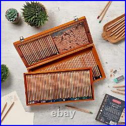 Derwent Lightfast Colour Pencils, Professional Quality, Wooden Box Set of 100