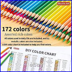 New colored pencils 172 colors set children adults professionals artists gift