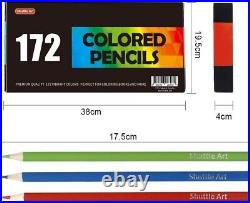 New colored pencils 172 colors set children adults professionals artists gift